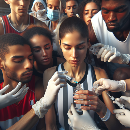 Safeguarding athletes from infections: bactericidal water injections
