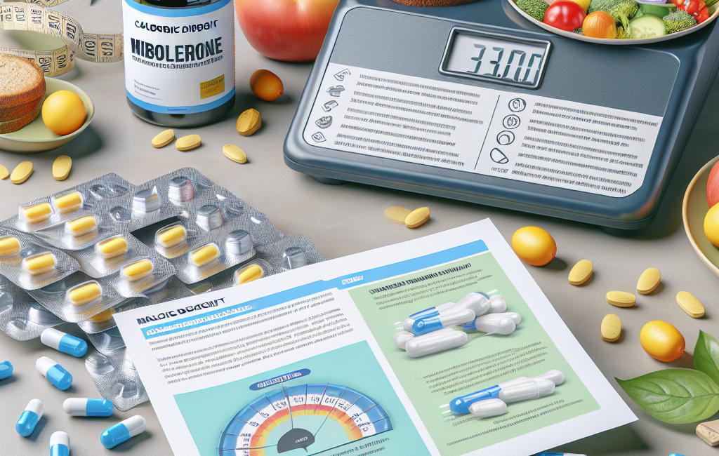 Caloric deficit protocol with mibolerone