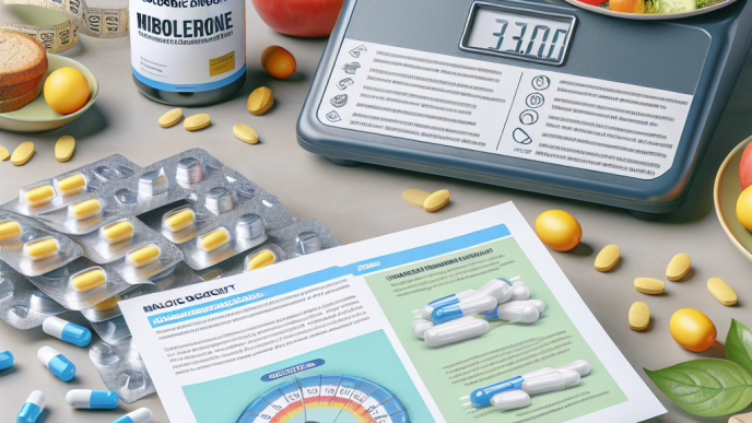 Caloric deficit protocol with mibolerone