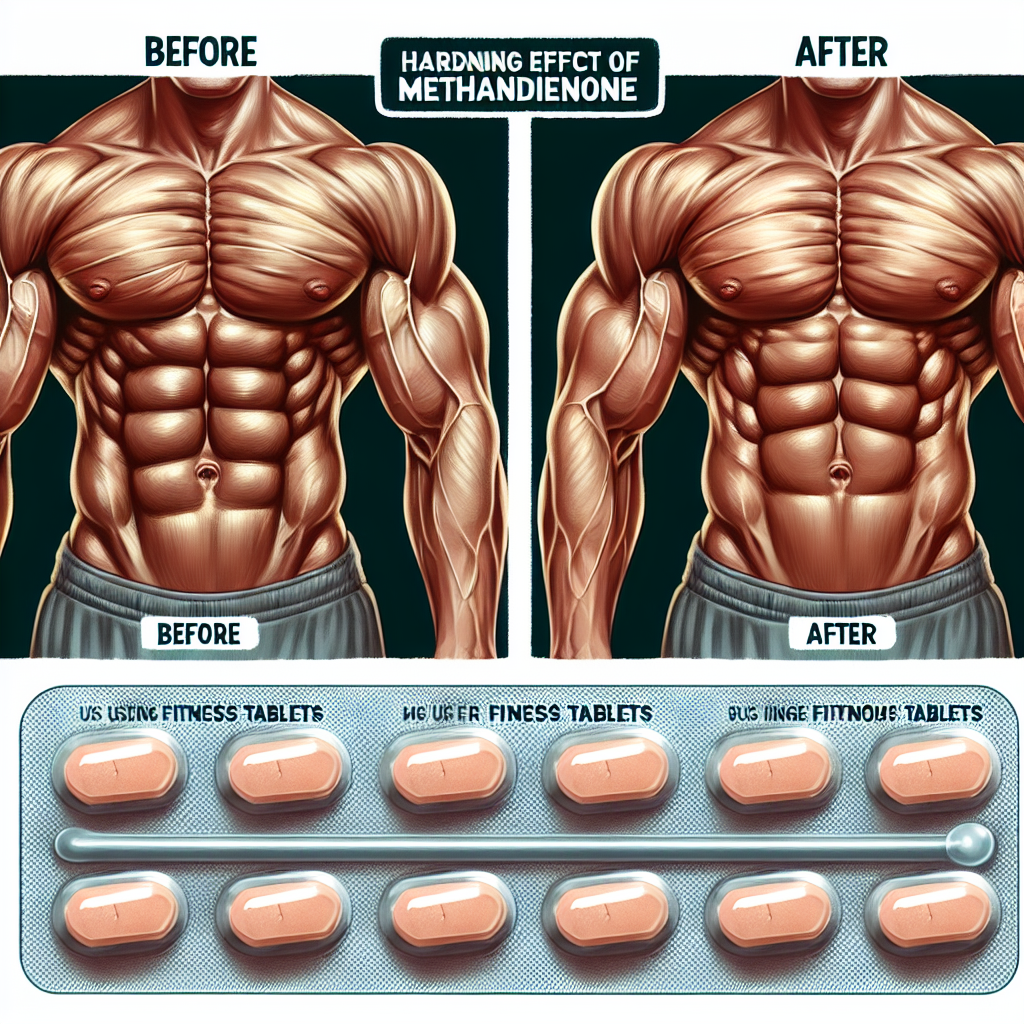 Hardening effect of methandienone compresse on muscles
