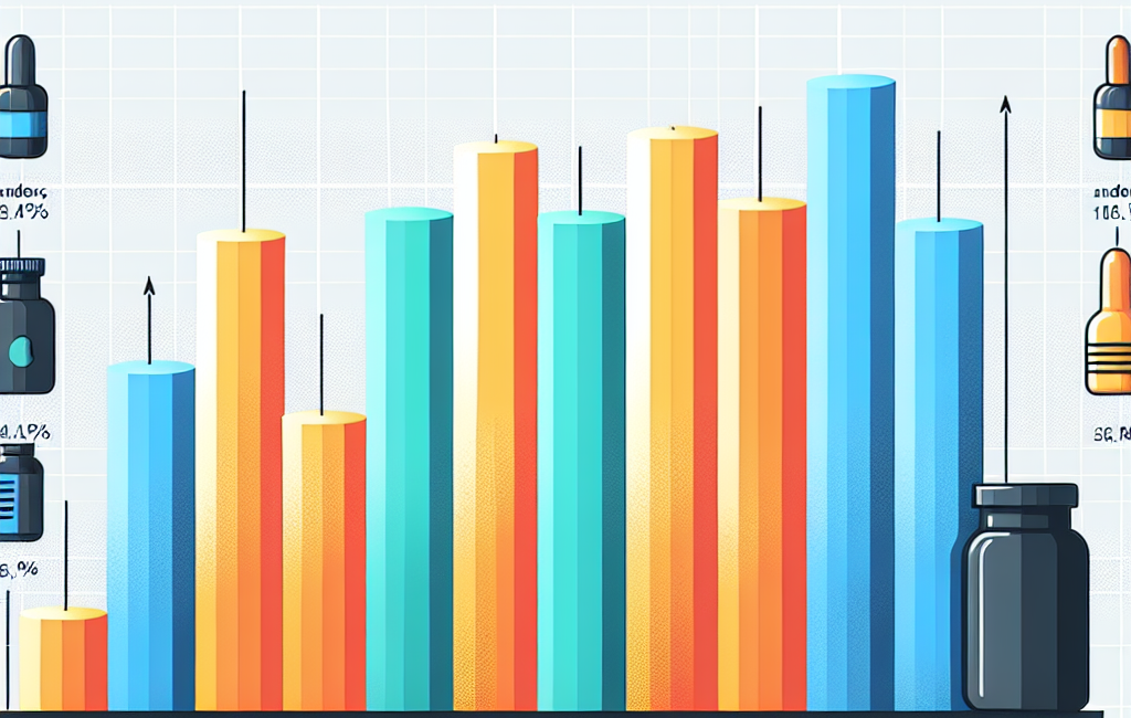 Anabolic-to-androgenic ratio of trestolone acetato compared to others